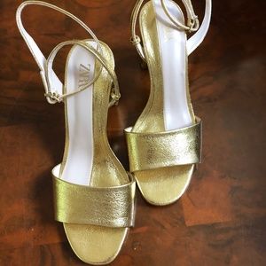 Zara Gold Sandal